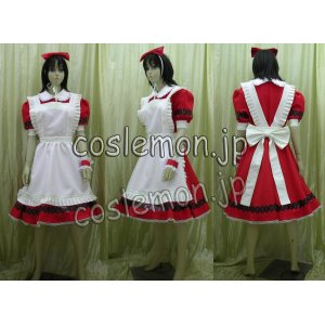 画像: 特売★ ディズニーハロウィン 不思議の国のアリス風 赤 ●コスプレ衣装 ■■