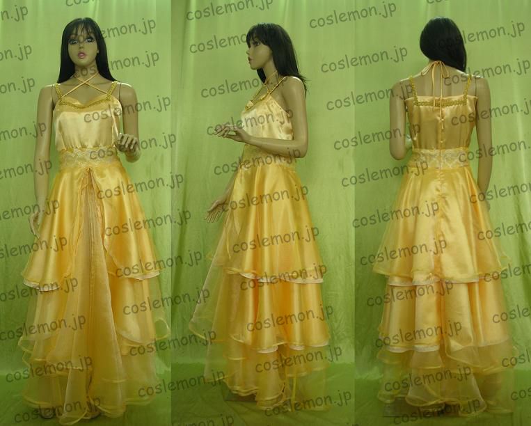 画像1: 金色のコルダ 山吹色ドレス 日野香穂子風 ●コスプレ衣装