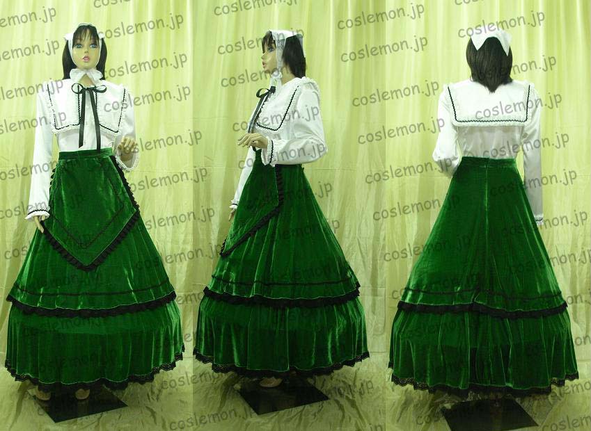 ローゼンメイデン 翠星石風 ベロア製 ○コスプレ衣装 - coslemon