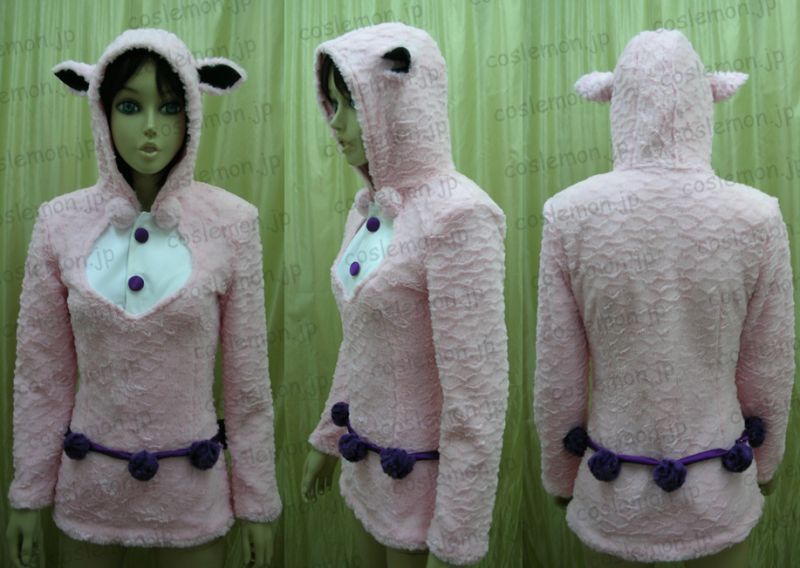 画像: 特売★ ジョジョの奇妙な冒険 第8部 東方大弥風 ピンク ●コスプレ衣装