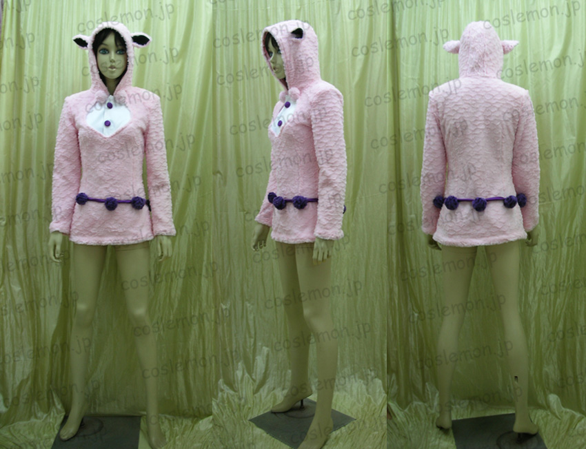 画像1: 特売★ ジョジョの奇妙な冒険 第8部 東方大弥風 ピンク ●コスプレ衣装
