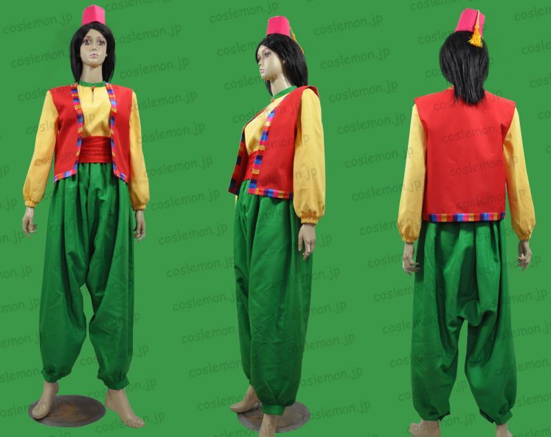 ディズニー ハロウィン マジックランプシアター アシーム風 コスプレ衣装 Coslemon