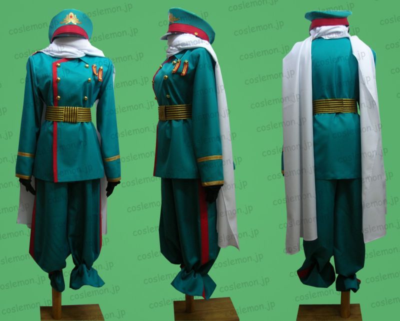 画像1: ヘタリア ロシア イヴァン・ブラギンスキ インデックス軍服風 ●コスプレ衣装