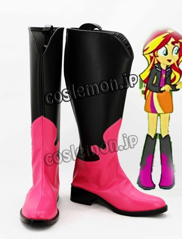 画像1: My Little Pony: Equestria Girls - Rainbow コスプレ靴 ブーツ 