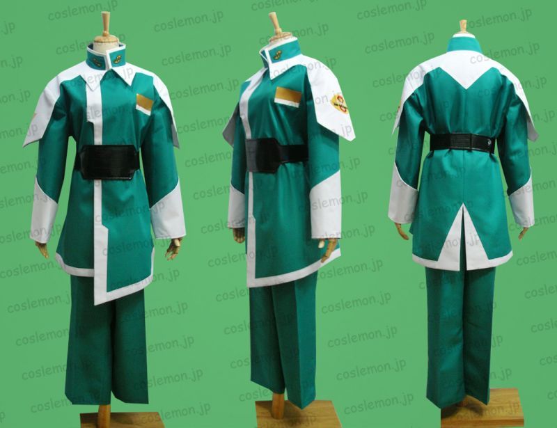 画像1: ザフト軍服風 緑 ●コスプレ衣装