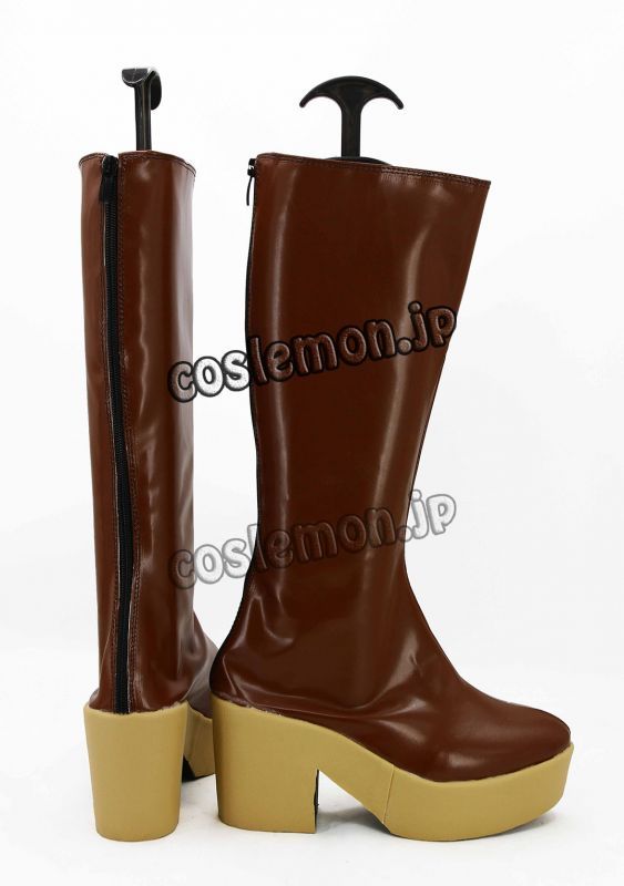 画像2: ルーシィ・ハートフィリア風 コスプレ靴 ブーツ