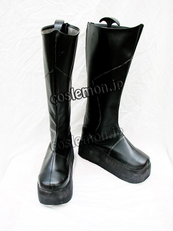 画像1: シューズ ゴスロリ ゴシック 万能風 06 コスプレ靴 ブーツ