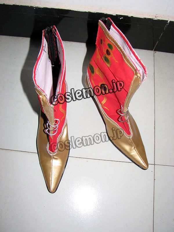 画像2: ファイナルファンタジー ティナ・ブランフォード風 コスプレ靴 ブーツ
