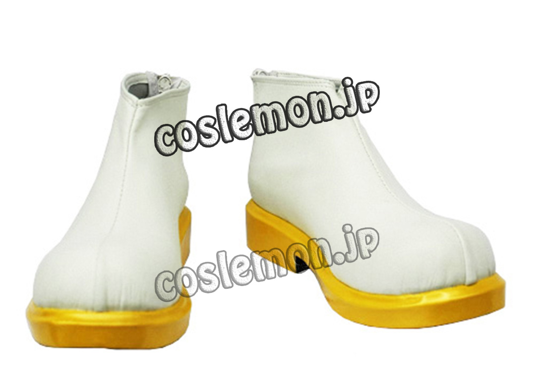 画像1: VOCALOID 鏡音リン風 02 コスプレ靴 ブーツ