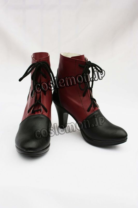 画像1: 黒執事 グレル＝サトクリフ風 コスプレ靴 ブーツ 