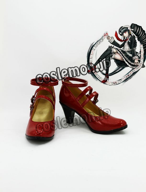 画像1: スーパーダンガンロンパ2 さよなら絶望学園 セレスティア・ルーデンベルク風  コスプレ靴 ブーツ 