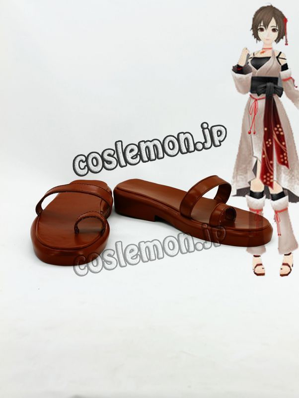 画像1: VOCALOID MEIKO メイコ風 番凩 コスプレ靴 ブーツ