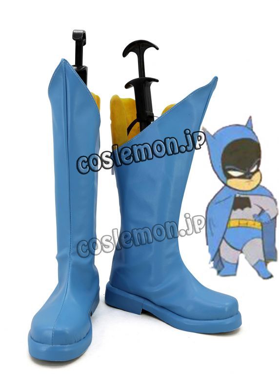 画像1: The Batman ザ・バットマン  Little League バットマン風 コスプレ靴 ブーツ