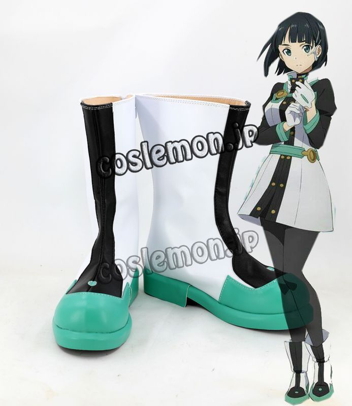 ソードアート オンライン Sword Art Online Ggo編 リーファ Leafa 桐ヶ谷直葉風 きりがやすぐは コスプレ靴 ブーツ Coslemon