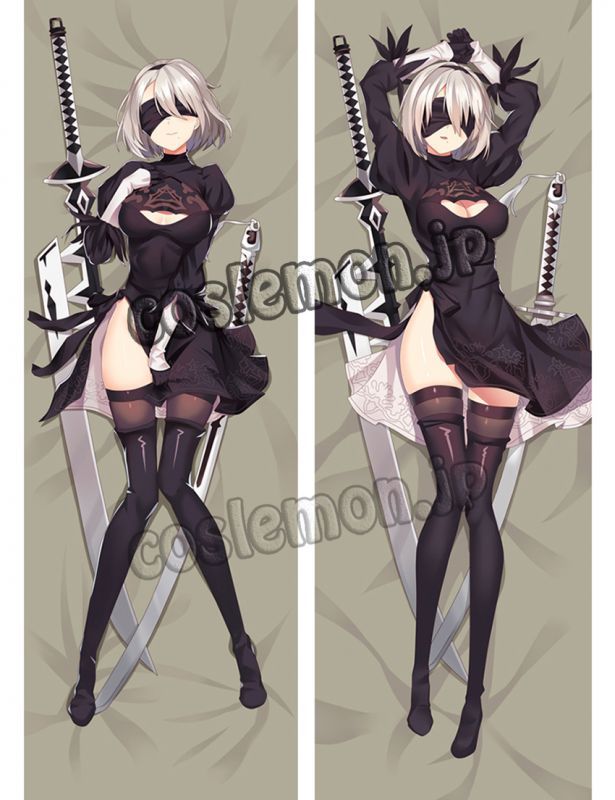 画像1: NieR:Automata ニーア オートマタ 2B ヨルハ二号B型風 02 ●等身大 抱き枕カバー