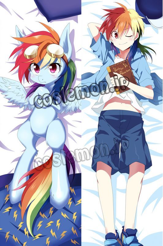 画像1: My Little Pony: Friendship Is Magic Rainbow Dash風 ●等身大 抱き枕カバー