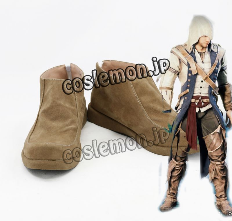 画像1: アサシンクリードIII Assassin's Creed III コナー ラドンハゲードン風 コスプレ靴 ブーツ