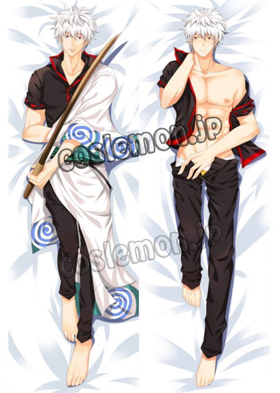 画像1: 銀魂 坂田銀時風 ●等身大 抱き枕カバー 