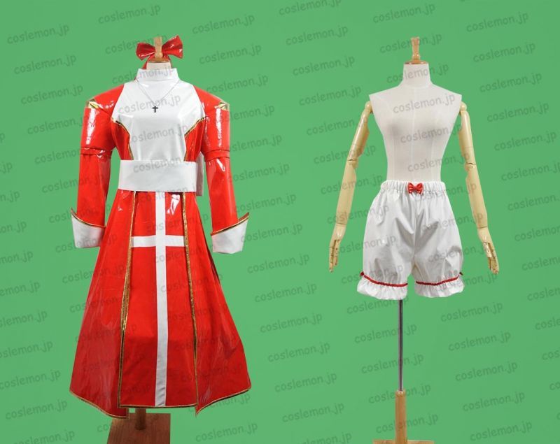 画像2: ラグナロクオンライン ハイプリースト 赤 エナメル製 コスプレ衣装