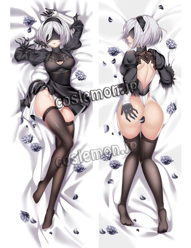 画像1: NieR:Automata ニーア オートマタ 2B ヨルハ二号B型風 21 ●等身大 抱き枕カバー