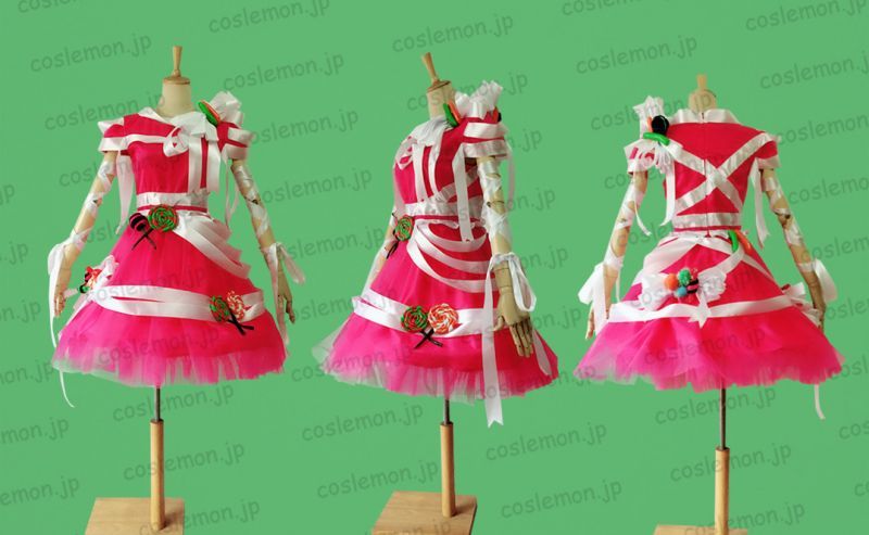 画像4: ディズニー ハロウィン パレード ポップンライブ ダンサー アイドルマミー ピンク風 コスプレ衣装