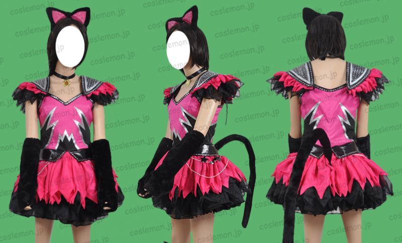 ディズニー ハロウィン ポップンライブ 黒猫ダンサー風 コスプレ衣装 Coslemon ディズニー ハロウィン ポップンライブ 黒猫ダンサー風 コスプレ衣装 Coslemon