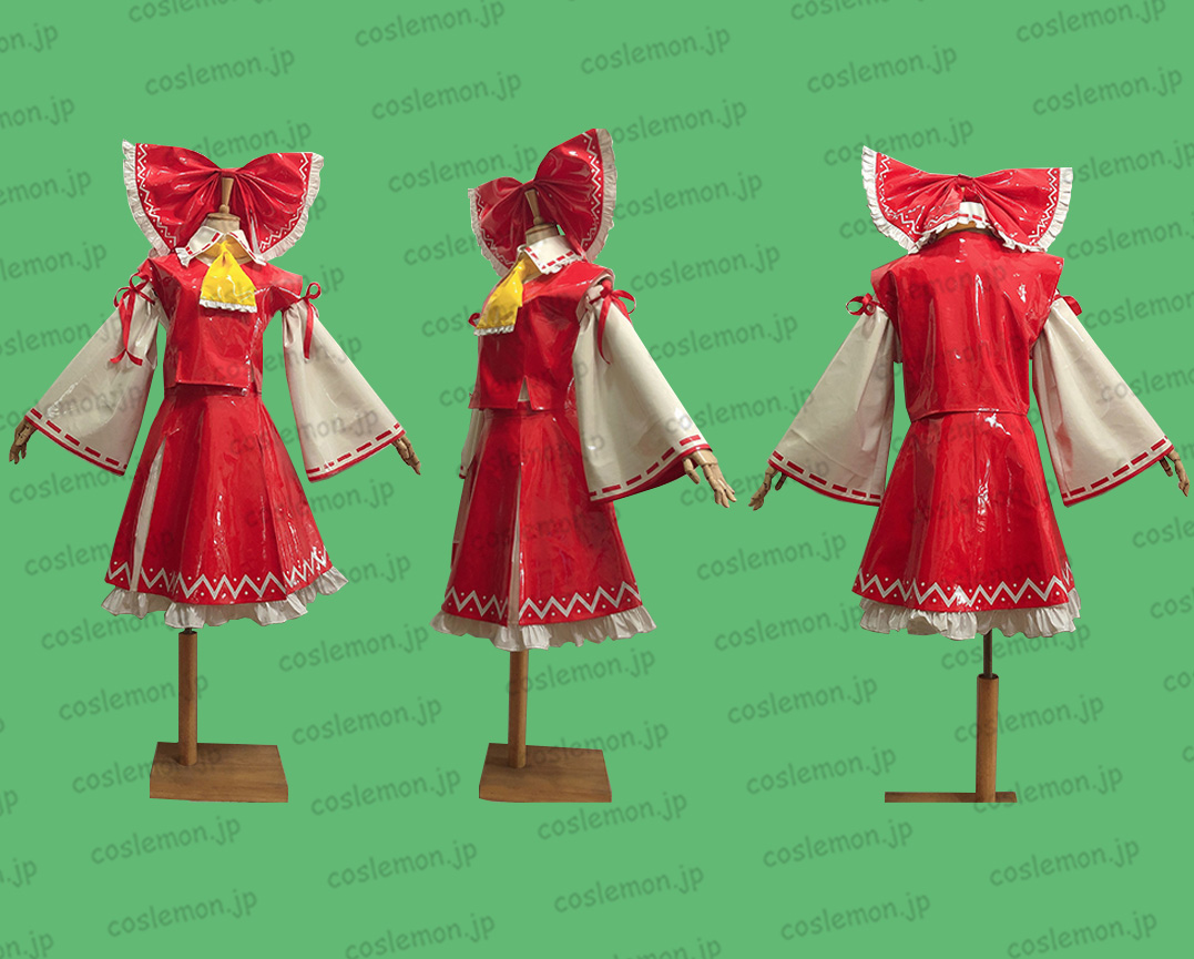 画像1: 東方Project 東方萃夢想 博麗霊夢風 はくれいれいむ エナメル製 04 ●コスプレ衣装