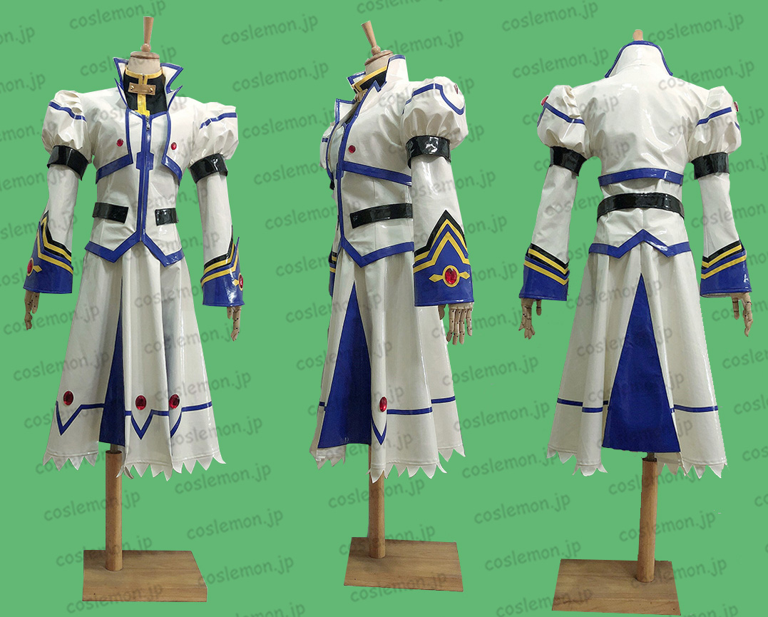画像1: 魔法少女リリカルなのはStrikerS 高町なのはエクシードモード風 エナメル製 ●コスプレ衣装