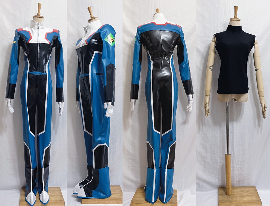 画像1: ガンダムSEED オーブ軍パイロットスーツ アスラン風 ●コスプレ衣装